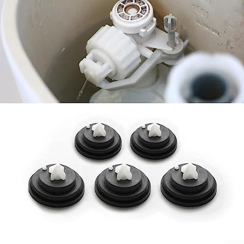 Lot de 5 valves de remplissage en caoutchouc - Rondelle de membrane de rechange en caoutchouc - Gris - Compatible avec toutes les valves de remplissage Siamp