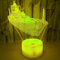 Jinson well 3D Schiff boot nacht licht Lampe led Illusion Nachtlicht, 7 Farbwechsel Touch Switch Tisch Schreibtisch Dekoration Lampen Acryl ABS Base USB Kabel Spielzeug