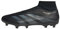 adidas Predator League Laceless Football Boots Firm Ground, Botas de fútbol Unisex Adulto, Core Black/Carbon/Gold Metallic, 40 2/3 EU