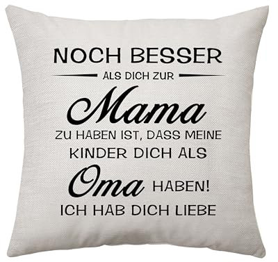 Geschenke Mama, Geschenke für Mutter, Deko Kissenbezug Mama Mutter Geschenke von Tochter Sohn, Idee Geburtstag Muttertag Weihnachten Arbeitstag Geschenke Quadratische Taille Kissenbezug (Mama-a)