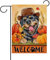 Dyrenson Dekorative Gartenflagge mit Rottweiler-Motiv, Herbsternte, Haustier-Kürbishof, draußen, Heimdekoration, Hundeliebhaber, Geschenke, Erntedankfest, Bauernhaus, Outdoor, kleine Dekoration,