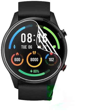 CUFEREDU Smartwatch película TPU para Xiaomi Watch 2 1.43 46mm | 6 piezas, película de hidrogel gel, suave, HD transparente, protector de pantalla de reloj inteligente, sensible al tacto