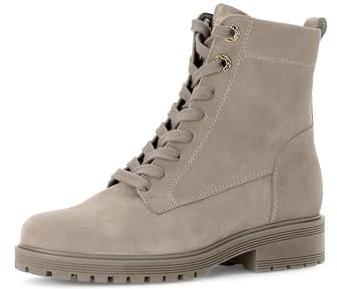 Gabor Damen Schnürstiefeletten, Frauen Stiefeletten,schnürboots,reißverschluss,Boots,Stiefel,Bootee,Booties,Muskat (Mic/Gold),37.5 EU / 4.5 UK