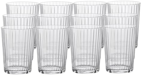 Bormioli Rocco Exclusiva Lot de verres à gin Fizz de 355 à 500 ml – Verres à cocktail durables pour un usage quotidien, passent au lave-vaisselle