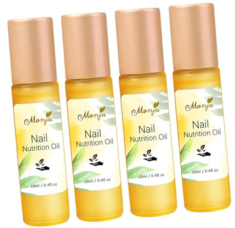 Healvian Professional Nail Polish Oils 4x 10ml Nail Strengthener Cuticle Softener for Beauty Salons