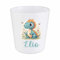 Gobelet Enfant Personnalisé Dinosaure – Gobelet Incassable 230ml Sans BPA – Tasse Prénom Crèche ou École – Cadeau Rentrée Scolaire Garçon