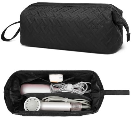 Hair Tools Travel Bag Apply to Shark Flex Style Case Carry on Shark Hair Dryer Air Wrap Dustproof Hair Bag Flat Curling Iron Travel Case （Bag Only