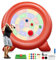 Aufblasbares Dartscheibe, Riesen Kick-Dartscheiben-Spiel im Freien, Golf-Darts Kick Darts für Kinder, Erwachsene, Riesiges Fussball Dartboard, 1.8m Wasserdichtes Dartspiel Karnevalsspiel für Garten