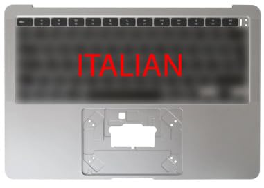 reboot - Cover Superior Tastiera Italiana (A2337) Argento Compatibile con Mac Book Air M1 13 2020 Compatibile per Apple - Grado B