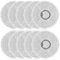 Lot de 2 serpillères avec support de rechange L20 Ultra Accessoires pour aspirateur L10s Pro Ultra Heat / X40 Ultra / X40 Master / L40 Ultra, robot aspirateur (Noir10)