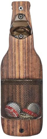 FVPKYUR Ouvre-Bouteille Mural | Outil Rétro pour Ouvrir Bouteilles de Bière et Canettes - Accessoire Vintage Économiseur d'Espace Déco pour Bar, Café & Cuisine