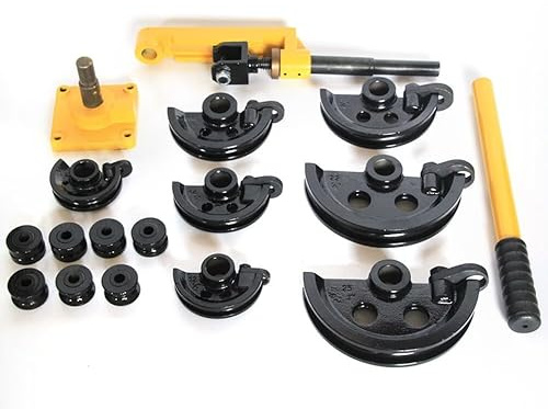 10-25mm Manueller Rohrbieger, Hebel-Rohrbieger, Handgeführter Rohrbieger, Rohrbieger mit Matrize, Mechanischer Rohrbieger, Rohrbiegewerkzeug, für Metallrohre, Edelstahlrohre und Drahtrohre