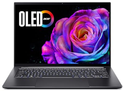Acer Swift X 14 AI Copilot+ PC | Display touch da 14,5 pollici OLED Gorilla Glass 120Hz | Processore AMD Ryzen AI 7 350 | NVIDIA GeForce RTX 5060 | 32 GB LPDDR5X | SSD da 1 TB | Touchpad tattile |