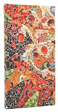 12-Monatskalender. 2026 Gaudis Sonne Schlank Verso