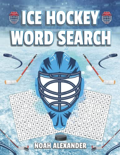 Ice Hockey Word Search: 100 Large Print Word Find Puzzles