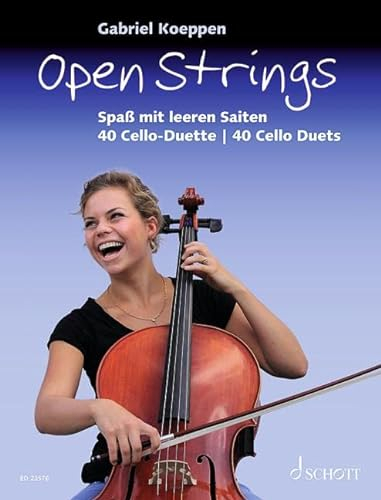 Open Strings: Spaß mit leeren Saiten. 2 Violoncelli. Spielbuch.
