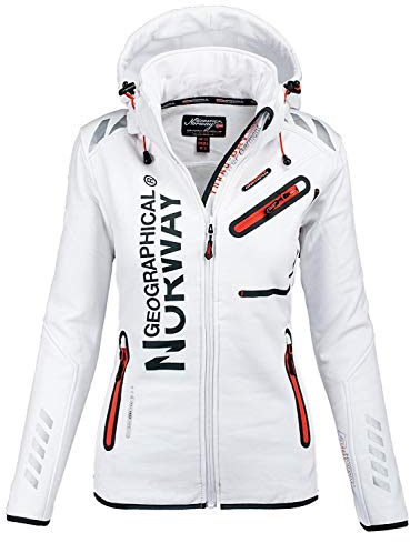 Geographical Norway 89B35 Reveuse II Lady SP612F/GN Softshelljacke Weiss XL
