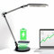 OTUS Schreibtischlampe LED Dimmbar mit Kabelloser Ladefunktion | LED Tischlampe mit 3 Farbmodi & 12 Helligkeitsstufen | Schwenkarm Leselampe Tageslichtlampe für Büro Home Office Lesen
