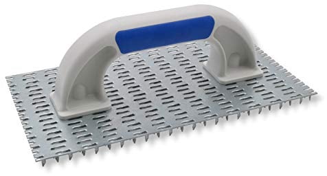 DEWEPRO Grattoir professionnel pour enduit noble - Grattoir pour enduit - Planche à râper pour enduit minéral - Dimensions: 250x135mm