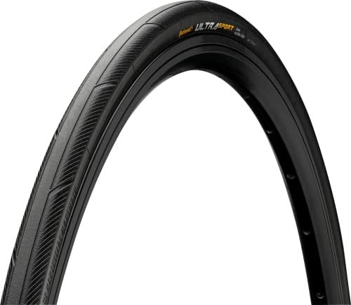 CONTINENTAL Neumático Carretera 700 x 28 Ultra sport3 Negro 180tpi TR (28-622) Bicicleta, Adultos Unisex, Talla Única