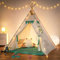 besrey Tipi Zelt für Kinder,Tippi Kinderzelt Kinderzelt für drinnen Kindertipi Spielzelt Lesezelt Kuschelecke Kinderzimmer Deko (grün)