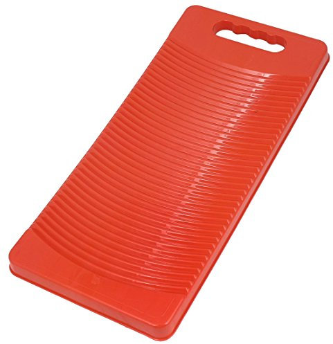 Zpoicaegn La Ropa de Lavado de Tabla de Lavado Rectángulo de Plástico 50Cm de Rojo, Verde, Azul Aleatorio