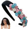 scicent Stirnband Kinder Blumen Haarband Damen Mädchen Stirnband Gänseblümchen Haarspangen Haarnadeln Haarschmuck Hochzeit Reise Strand Fotografie Karneval Copslay Party - 16321