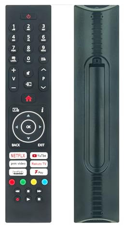 AULCMEET RC45137P Neu Ersetzen Sie die Fernbedienung passend für fit forLogik Nordmende Techwood Smart HD HDR LED TV 43AO11UHD 50AO11UHDA 55AO11UHDA 65AO11UHD L32SHE22 L32SHE22(A) ARTX55UHD ARTX65UHD