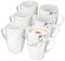 Sänger | Kaffeetassen Set Bilgola Marmor 6 tlg, Kaffeebecher Porzellan für 6 Personen, Kaffeetassen & Becher spülmaschinenfest Tassen Set für Kaffee & Tee, 350 ml | PREMIUM COLLECTION