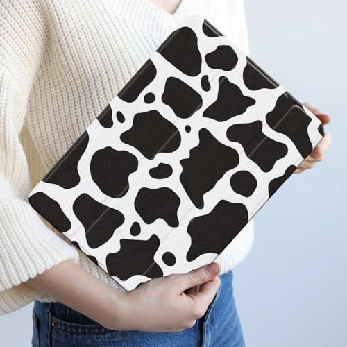 Case for iPad Pro 10.5 Cow Print Apple iPad 10.2 Inch iPad 9th 8th 7th Generation Cover with Pencil Holder iPad Air 3rd Gen Case Auto Sleep/Wake Smart Cover iPad Pro 10.5-inch