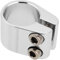 Create idea 1 Collier de Serrage pour Tige de Selle de Vélo de 2,5 Cm 25,4 Mm en Alliage D'aluminium Clip pour Tube de Selle pour VTT Vélo de Route Vélo de Montagne Vélo Plié Argent