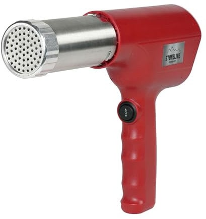 STONELINE Macchina per la Pasta Elettrica Portatile Ricaricabile USB C 3000mAh, 40 W, Macchina per Pasta Automatica con 7 Modalità per Pasta Spaghetti Fettuccine Gnocchi, Acciaio inossidabile, Rosso
