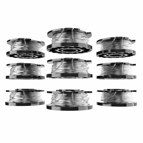 9x Original Parkside Ersatzfadenspule für Akku-Rasentrimmer PART 20-Li A1 | Fadenspule | Kantenschneider