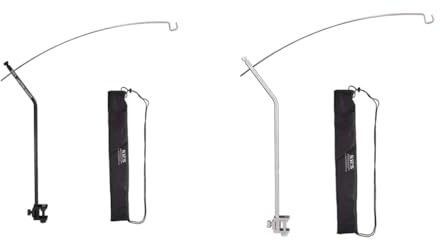 Camping lampupphängning aluminiumlegering bärbar ljusslinga för utomhus camping vandring picknick trädgård