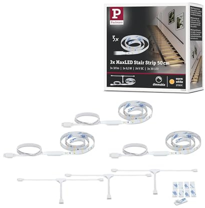 Paulmann MaxLED Stair LED Strip Erweiterung 0,5m 3x0,3W 64lm/m 2700K 71219