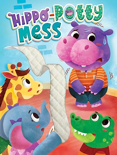 Hippo-Potty Mess - Touch and Feel Board Book - Sensory Board Book