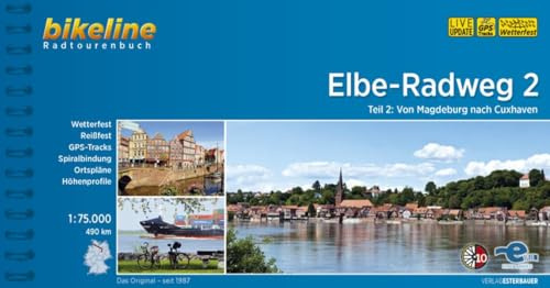 Elbe-Radweg: Teil 2: Von Magdeburg nach Cuxhaven. 490 km, 1:75.000