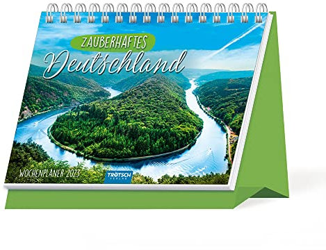 Trötsch Aufstellwochenkalender Zauberhaftes Deutschland 2023: Aufstellkalender Tischkalender
