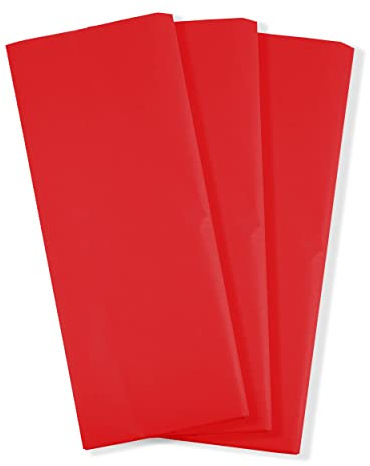 Eurowrap Seidenpapier, Rot, 6 Blatt