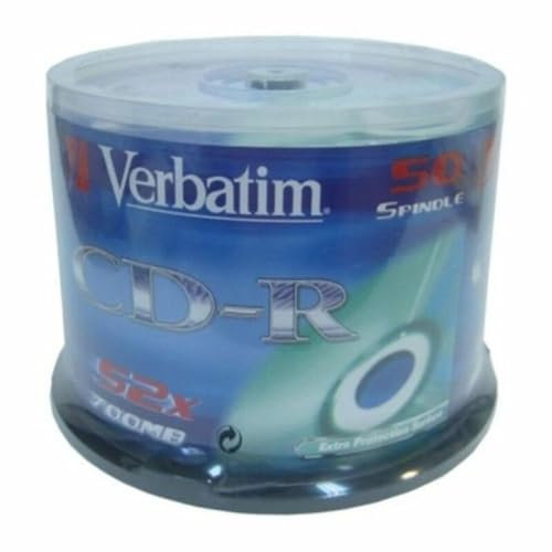 Verbatim CD-R 80MIN Datalife - Confezione da 50