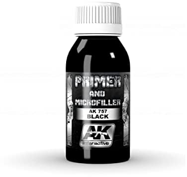 (AK00757) - AK Interactive Black Primer Microfiller 100ml