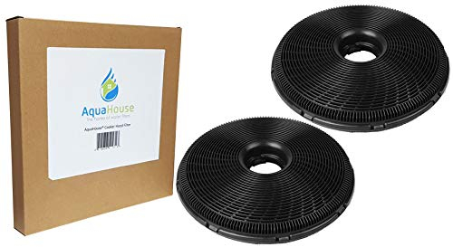 2X AquaHouse 190mm Charcoal Filter Compatible with Various Cooker Hoods by AEG, Britannia, Candy, Electrolux, Zanussi