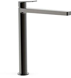 Tres Exclusiv Project Extra Hohe Waschtisch Einhebel Armatur metallic schwarz