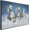 Ecowelle Infrarotheizung mit Bild | 900 Watt | 60x120 cm | Infrarot Heizung| | Made in Germany| b 44 laufende Pferden