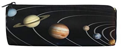 FANTAZIO Federmappe Sonnensystem Planeten Flugbahn Make-up Tasche