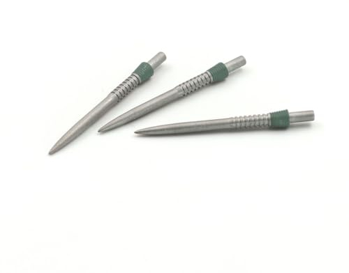 CUESOUL Touch Point II Ersatz Dart Steel Point, Stahlspitzen, 3er-Pack