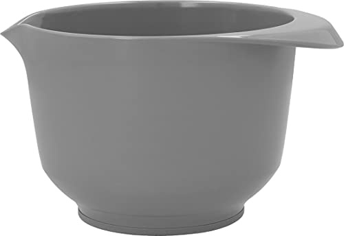 Birkmann, Colour Bowls Rühr- und Servierschüssel, Mattgrau, 1,0 Liter, Melamin, kratzfest, standfest, nachhaltig, 708983
