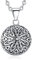 EUDORA Harmony Ball Collier Bola de Grossesse pour Femmes Enceinte, Vintage Ange Appelant Pendentif Colliers avec Musique Carillon pour Future maman Filles Cadeau, 76cm + 114cm Chaîne