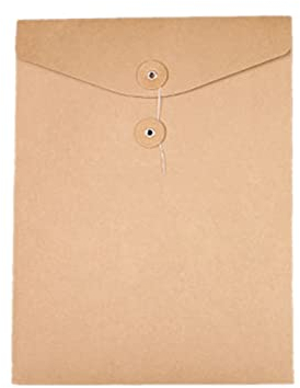 schnellhefter a4 10 Pack Paperboard Umschlagdatei Ordner Projekttaschen Dokument Organizer A4 / A5. Speichern des Halters String Krawatte Verschluss wiederverwendbarer Büroordner Broschüre Tasche docu
