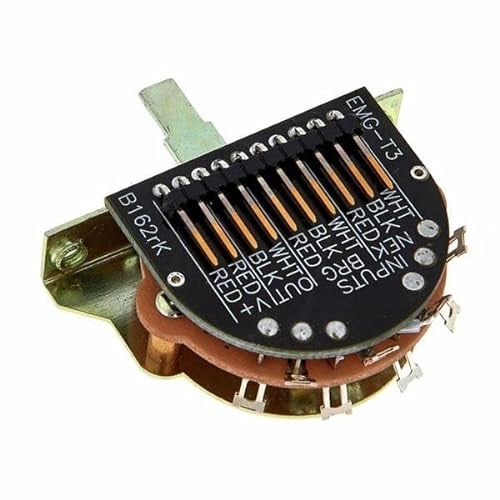 EMG Pickups »3-POSITION TELE™ SWITCH« Pickup-Wahlschalter für E-Gitarren im Telecaster™-Stil | Solderless Anschluss | 2 Knöpfe Black & Ivory